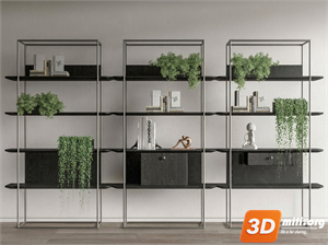 Decorative cabinet Skp Files